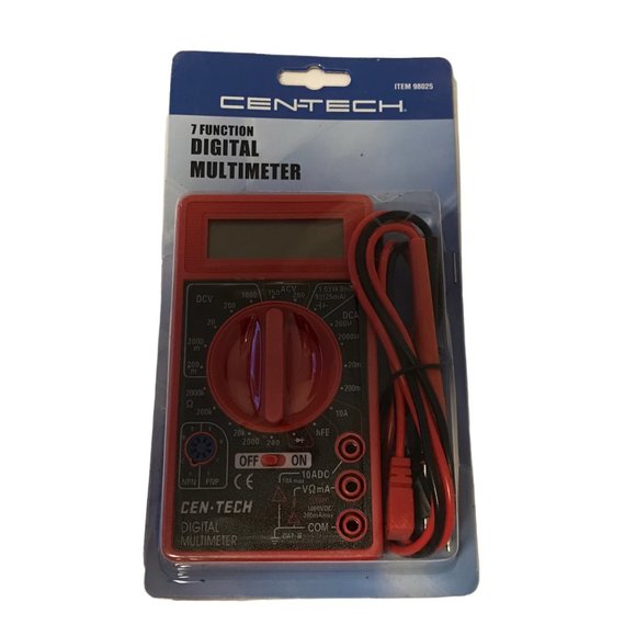 CENTECH Digital Multimeter, Electrical Tester, NEW - Picture 3 of 4
